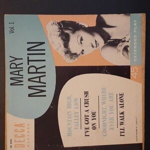 Mary Martin Vol 1 - DECCA 45 rpm Ext Play ED-2043